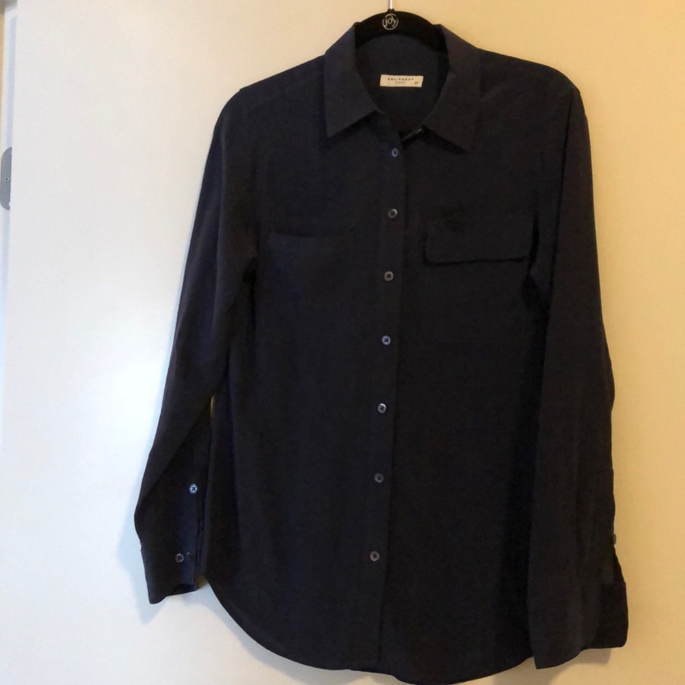 Navy Blouse - image 1